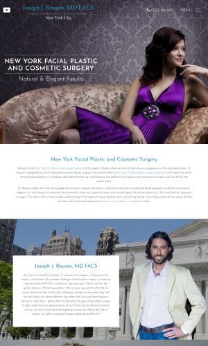 screenshot of a clients website